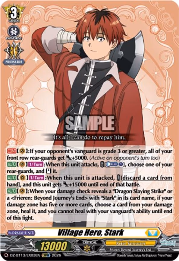 Village Hero, Stark - EXRRR (DZ-BT13/EX03EN)