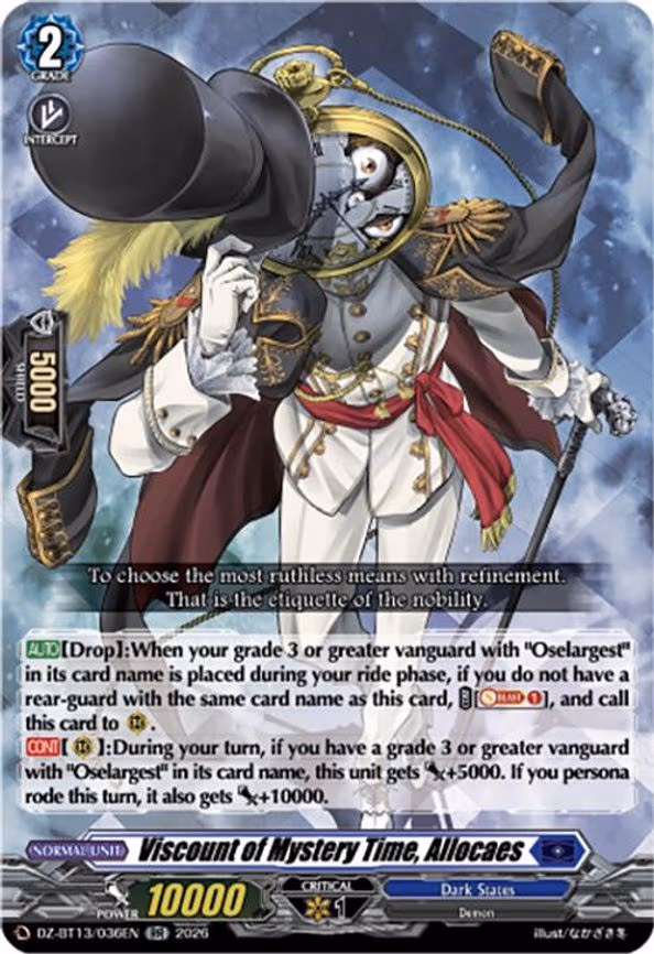 Viscount of Mystery Time, Allocaes - RR (DZ-BT13/036EN)