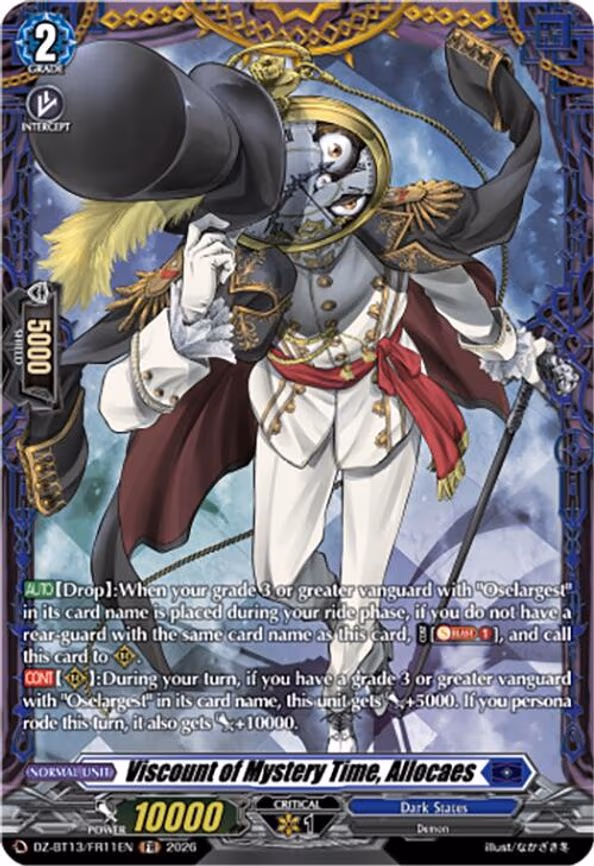 Viscount of Mystery Time, Allocaes - Frame Rare (DZ-BT13/FR11EN)