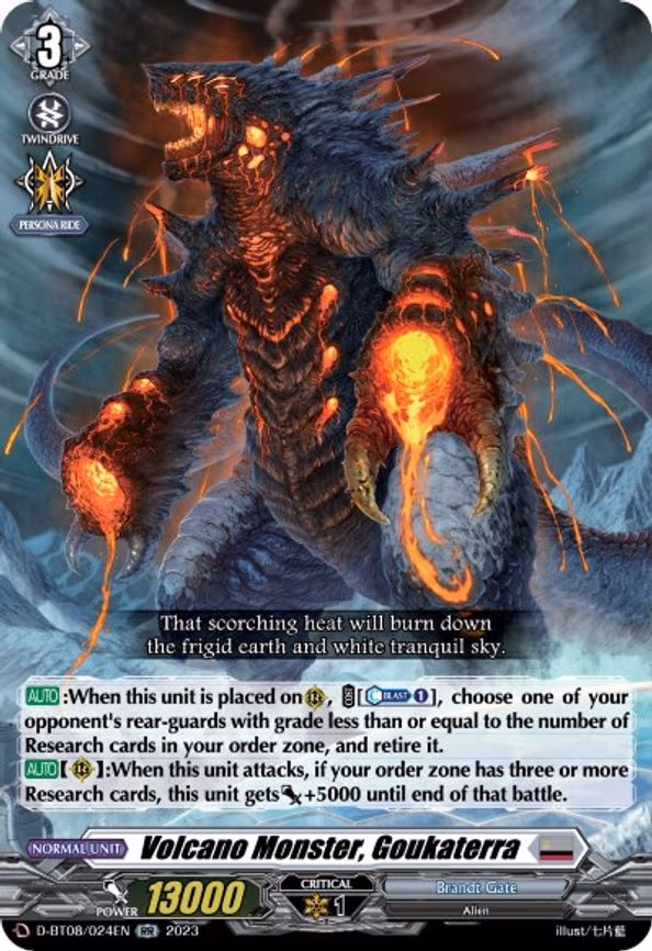Volcano Monster, Goukaterra - RR (D-BT08/024EN)