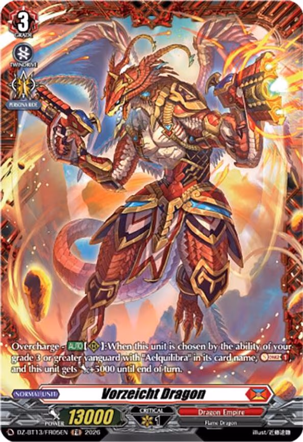 Vorzeicht Dragon - Frame Rare (DZ-BT13/FR05EN)
