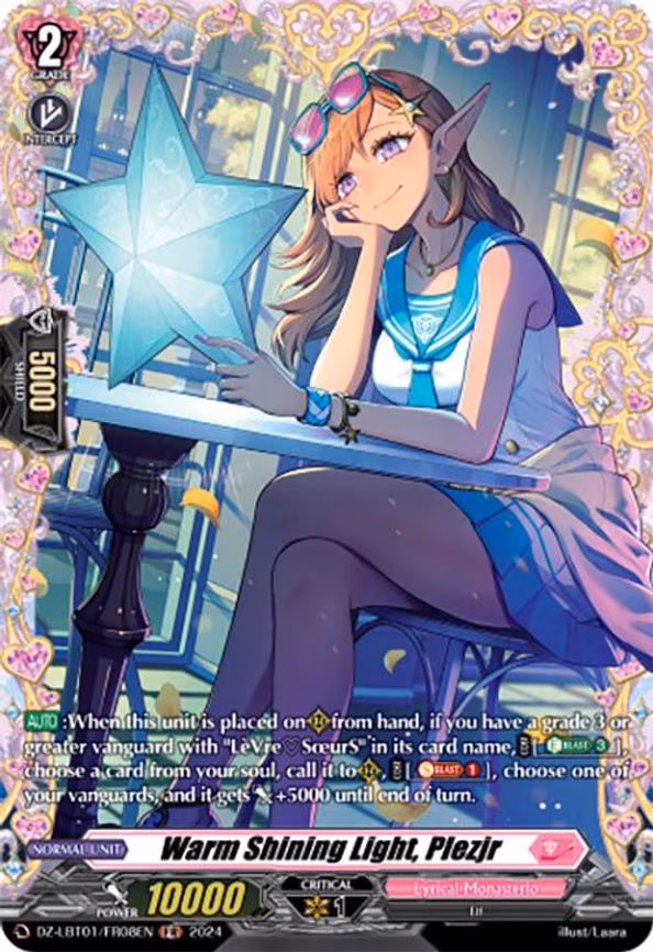 Warm Shining Light, Plezjr - FR (DZ-LBT01/FR08EN)