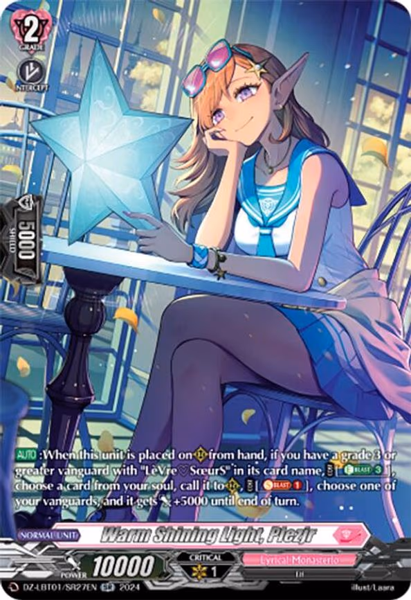 Warm Shining Light, Plezjr - SR (DZ-LBT01/SR27EN)