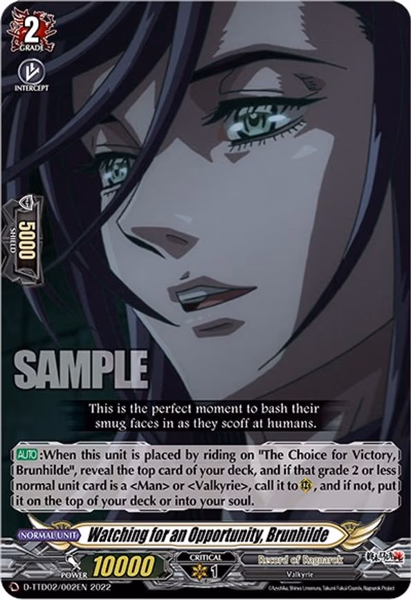 Watching for an Opportunity, Brunhilde - TD (D-TTD02/002EN)