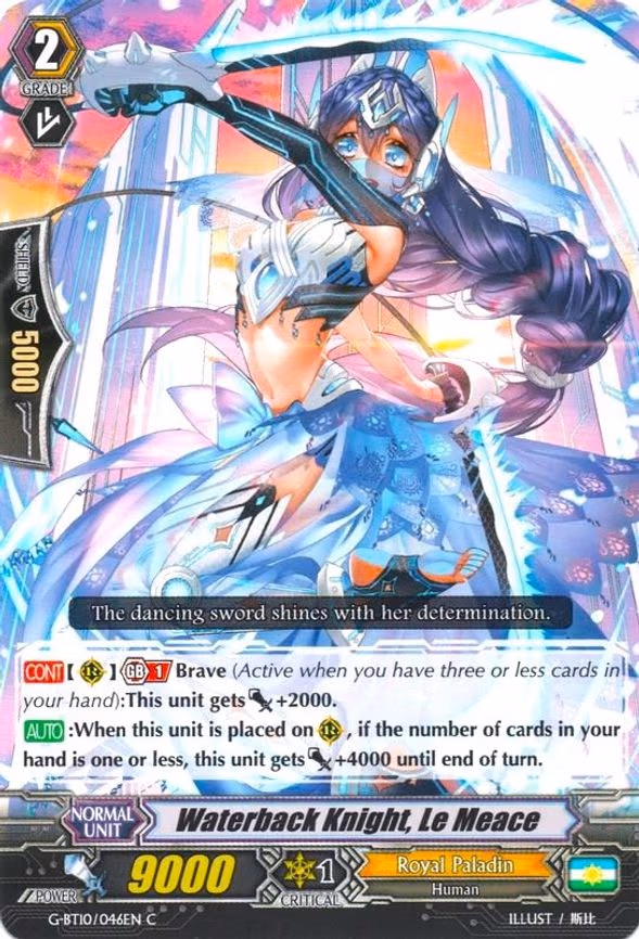 Waterback Knight, Le Meace - C (G-BT10/046EN)