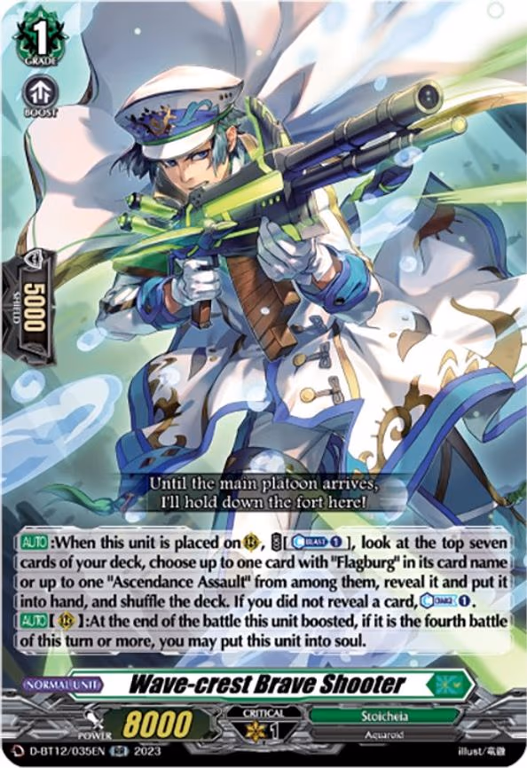 Wave-crest Brave Shooter - RR (D-BT12/035EN)