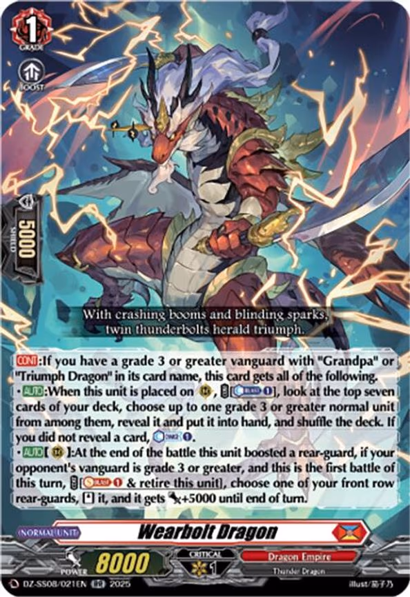 Wearbolt Dragon - RR (DZ-SS08/021EN)
