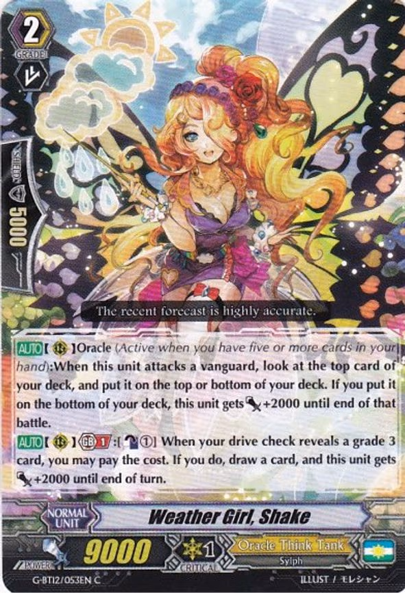 Weather Girl, Shake - C (G-BT12/053EN)