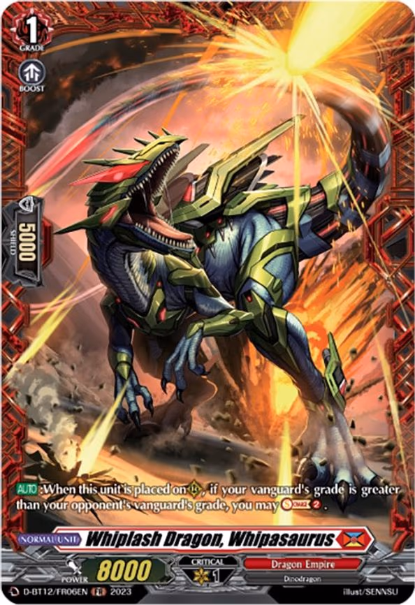 Whiplash Dragon, Whipasaurus - FR (D-BT12/FR06EN)