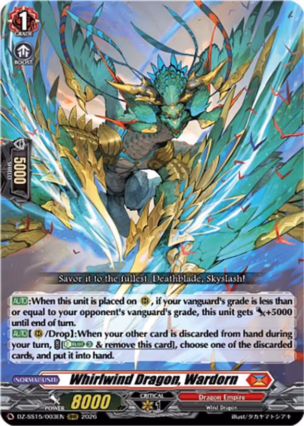 Whirlwind Dragon, Wardorn - RRR (DZ-SS15/003EN)