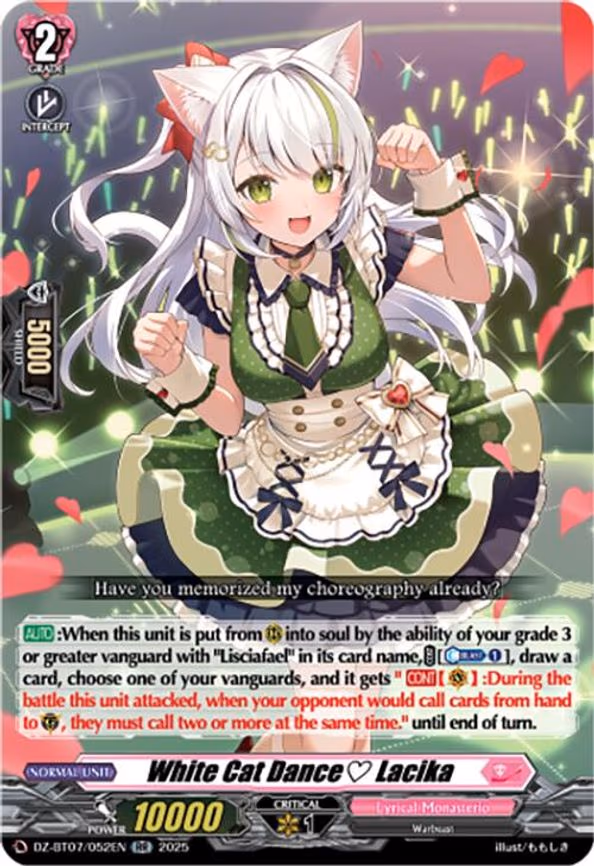 White Cat Dance Lacika - RR (DZ-BT07/052EN)