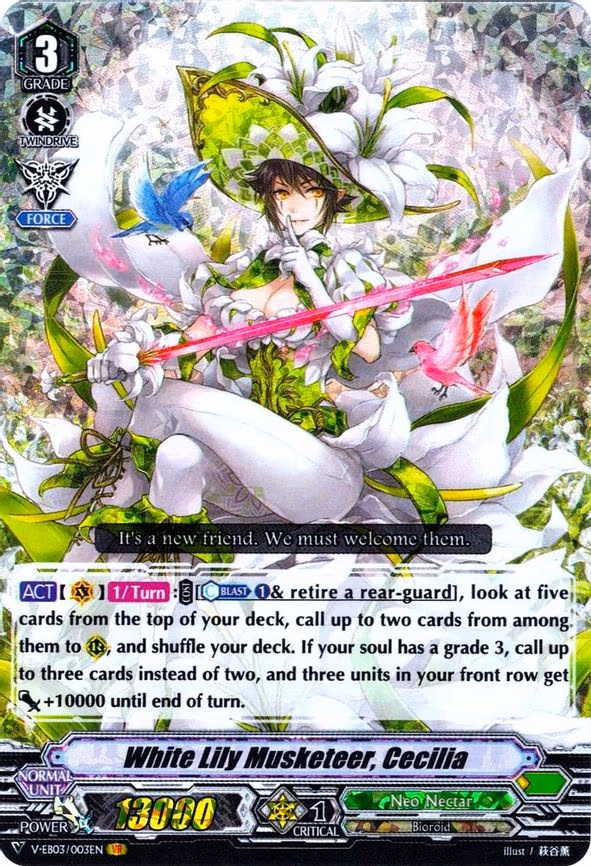 White Lily Musketeer, Cecilia - VR (V-EB03/003EN)