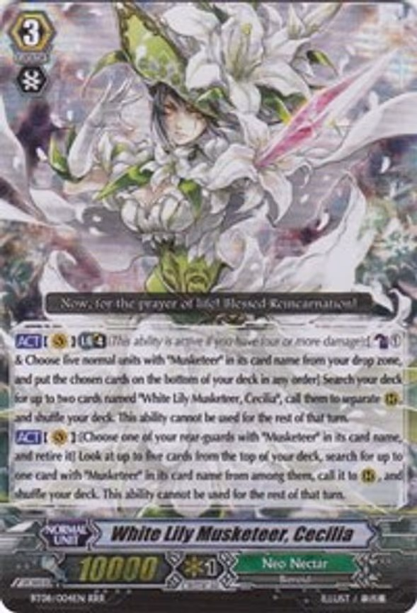 White Lily Musketeer, Cecilia - SP (BT08/S04EN)