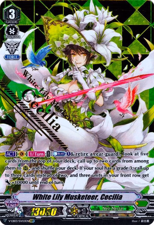 White Lily Musketeer, Cecilia - SVR (V-EB03/SV03EN)