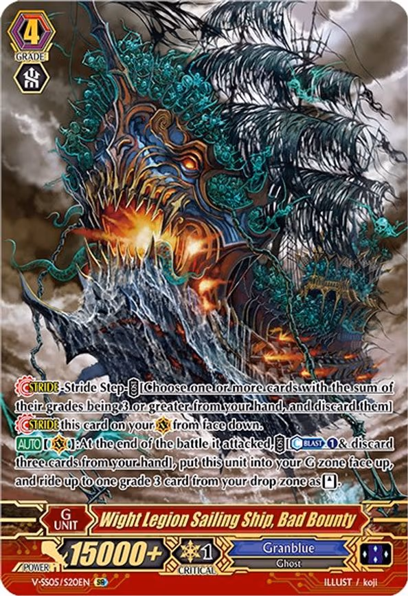 Wight Legion Sailing Ship, Bad Bounty - SR (V-SS05/S20EN)