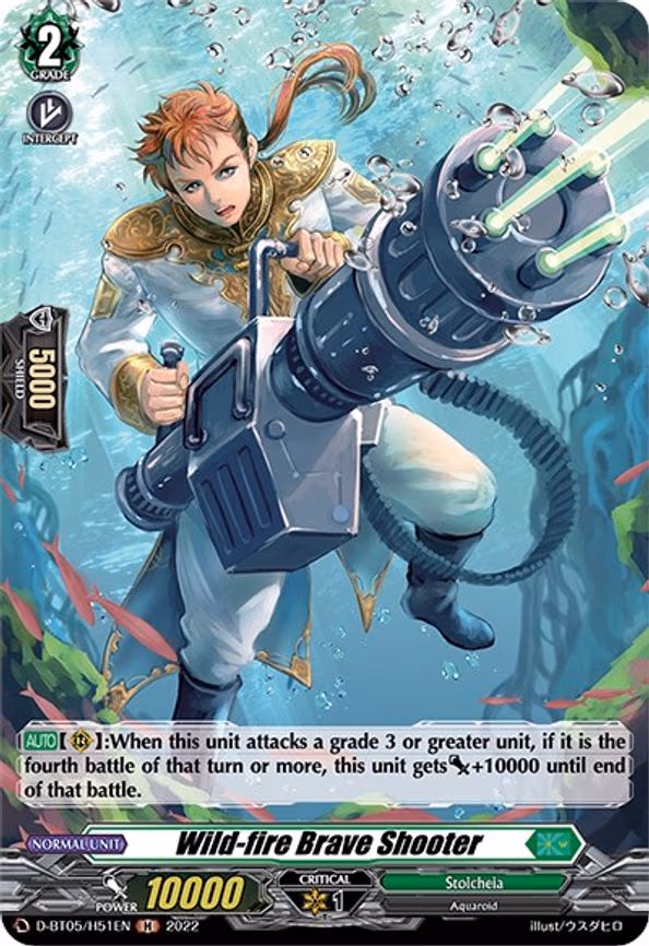 Wild-fire Brave Shooter (Holo) - H (D-BT05/H51EN)