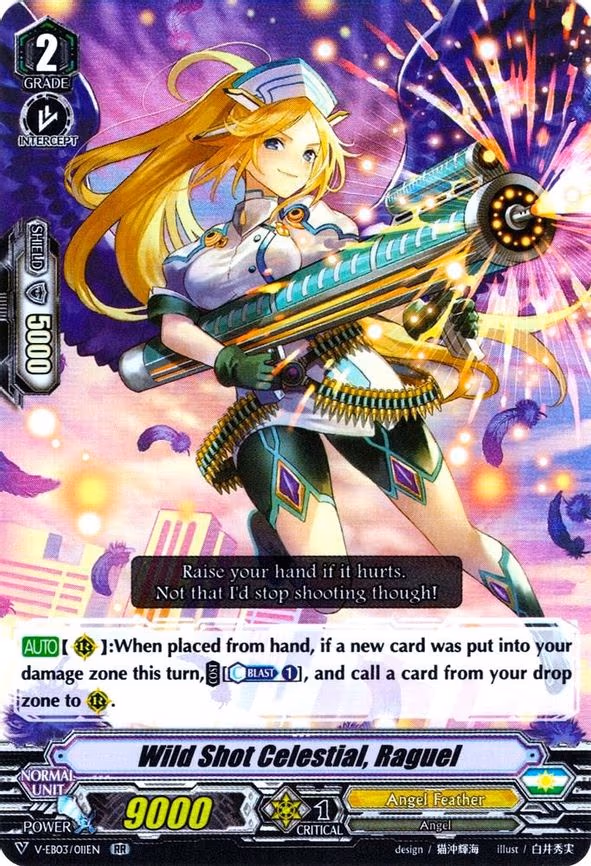 Wild Shot Celestial, Raguel - RR (V-EB03/011EN)