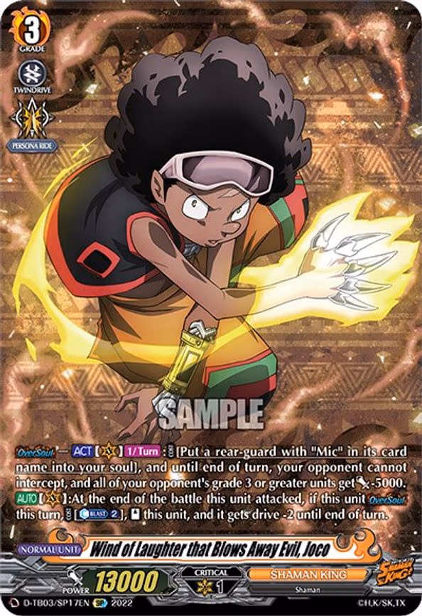 Wind of Laughter that Blows Away Evil, Joco - SP (D-TB03/SP17EN)