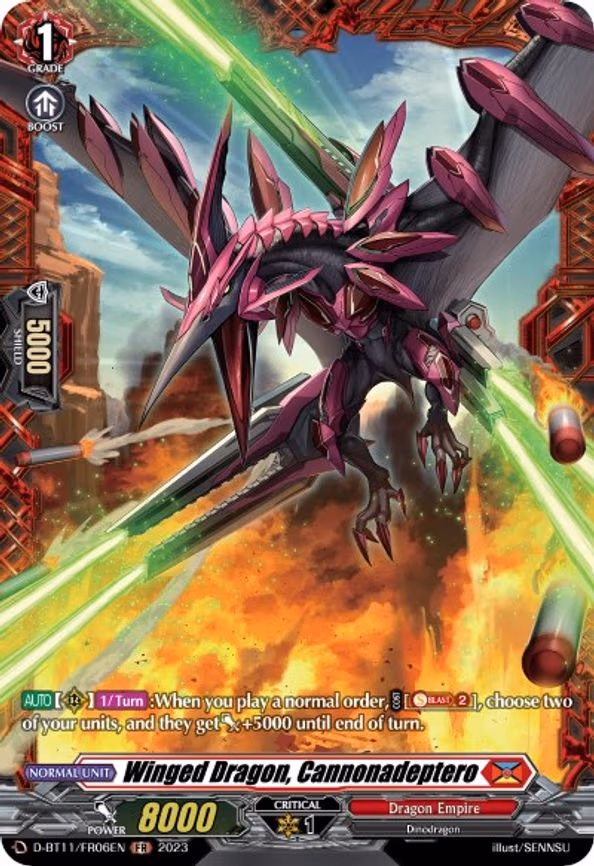 Winged Dragon, Cannonadeptero - FR (D-BT11/FR06EN)