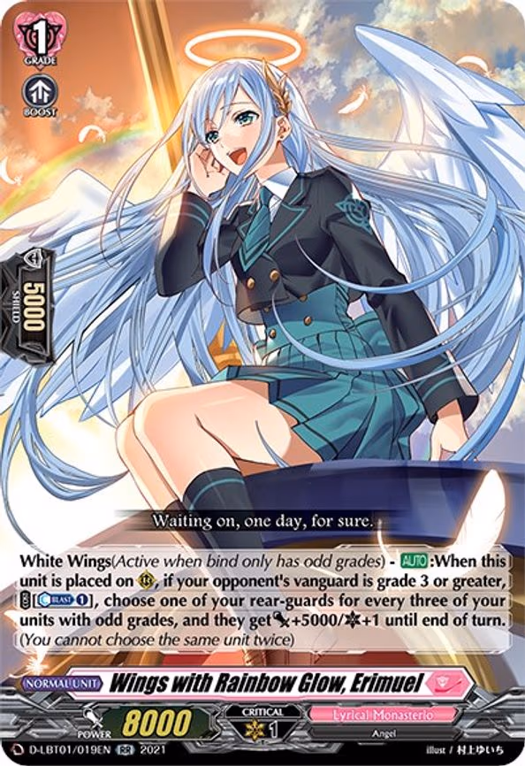 Wings with Rainbow Glow, Erimuel - RR (D-LBT01/019EN)