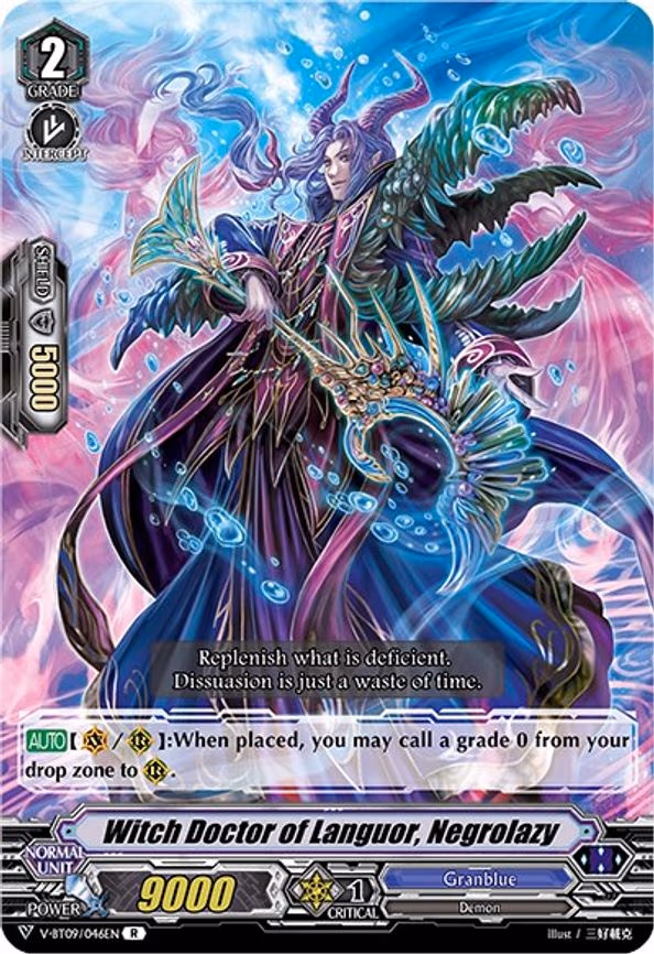 Witch Doctor of Languor, Negrolazy - R (V-BT09/046EN)
