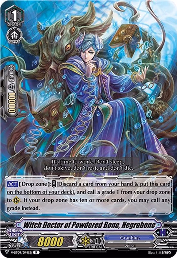 Witch Doctor of Powdered Bone, Negrobone - R (V-BT09/049EN)