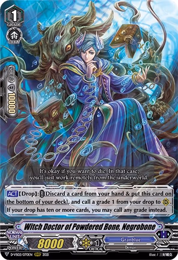 Witch Doctor of Powdered Bone, Negrobone - RRR (D-VS02/070EN)