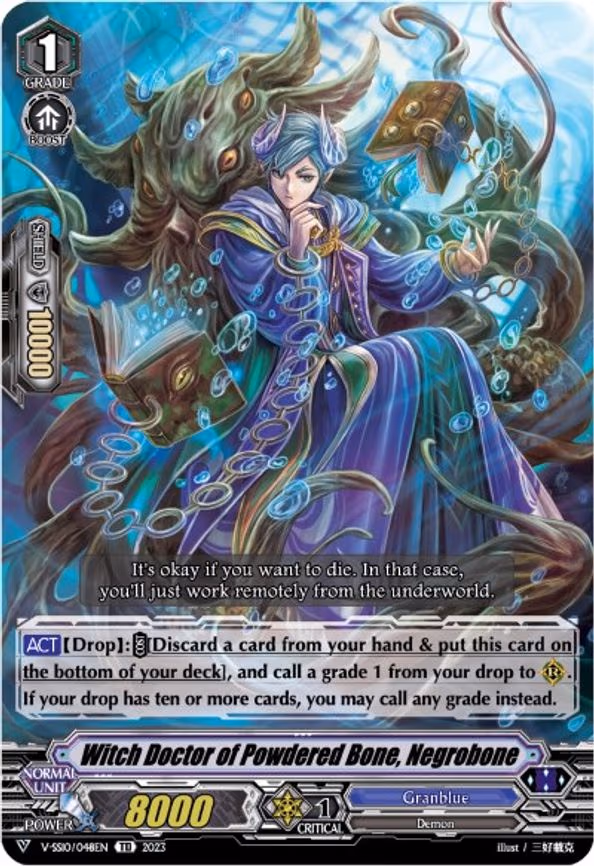 Witch Doctor of Powdered Bone, Negrobone - TD (V-SS10/048EN)