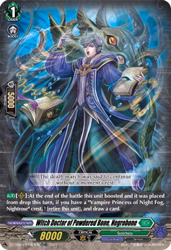 Witch Doctor of Powdered Bone, Negrobone - TDR (DZ-SS03/010EN-R)