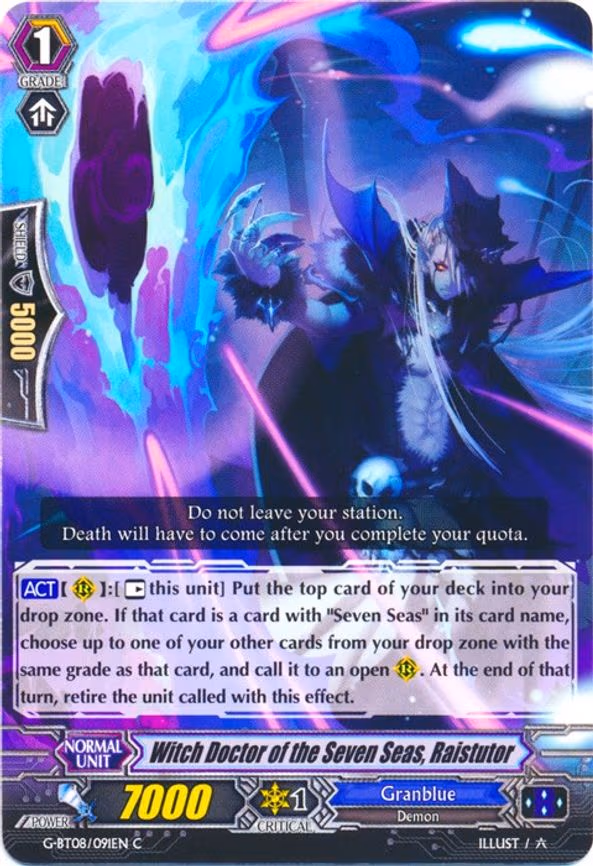 Witch Doctor of the Seven Seas, Raistutor - C (G-BT08/091EN)