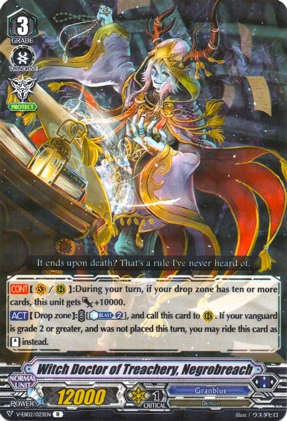 Witch Doctor of Treachery, Negrobreach - R (V-EB02/023EN)