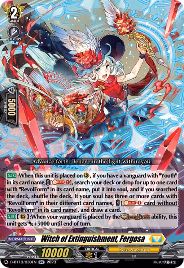 Witch of Extinguishment, Fergosa - RR (D-BT13/030EN)