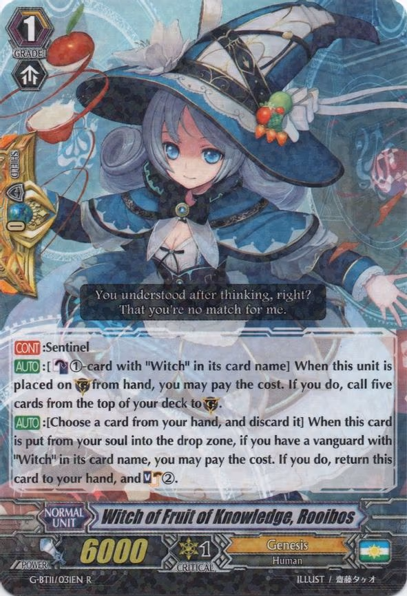 Witch of Fruit of Knowledge, Rooibos - R (G-BT11/031EN)