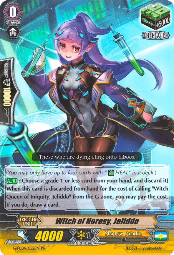 Witch of Heresy, Jeliddo - RR (G-FC04/052EN)