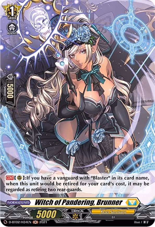 Witch of Pandering, Brunner (Holo) - H (D-BT02/H34EN)