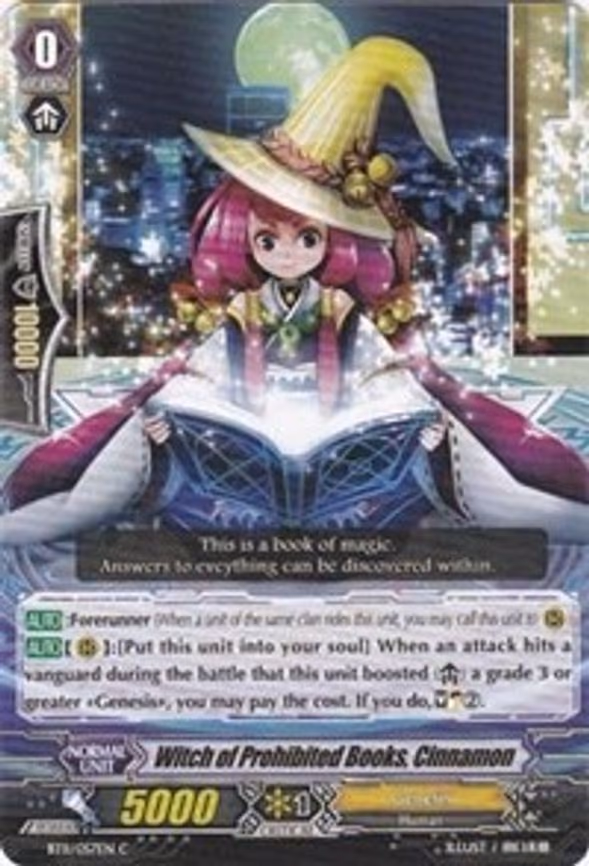 Witch of Prohibited Books, Cinnamon - C (BT11/057EN)