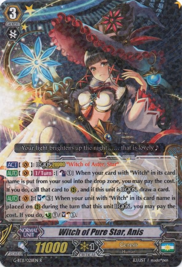 Witch of Pure Star, Anis - R (G-BT11/028EN)