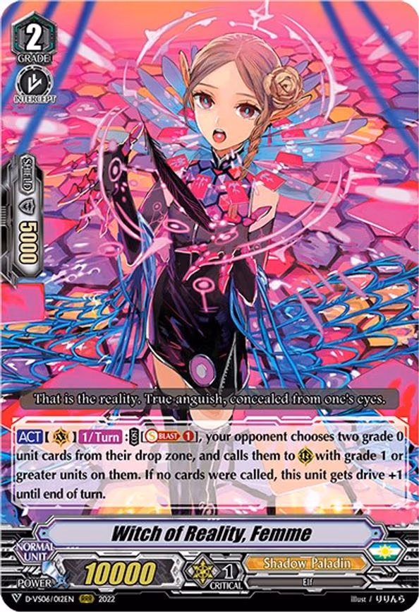 Witch of Reality, Femme - RRR (D-VS06/012EN)