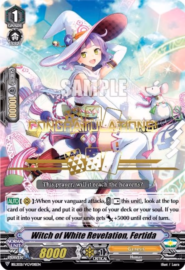Witch of White Revelation, Fertida - PR (BSL2021/VGV01SEN)