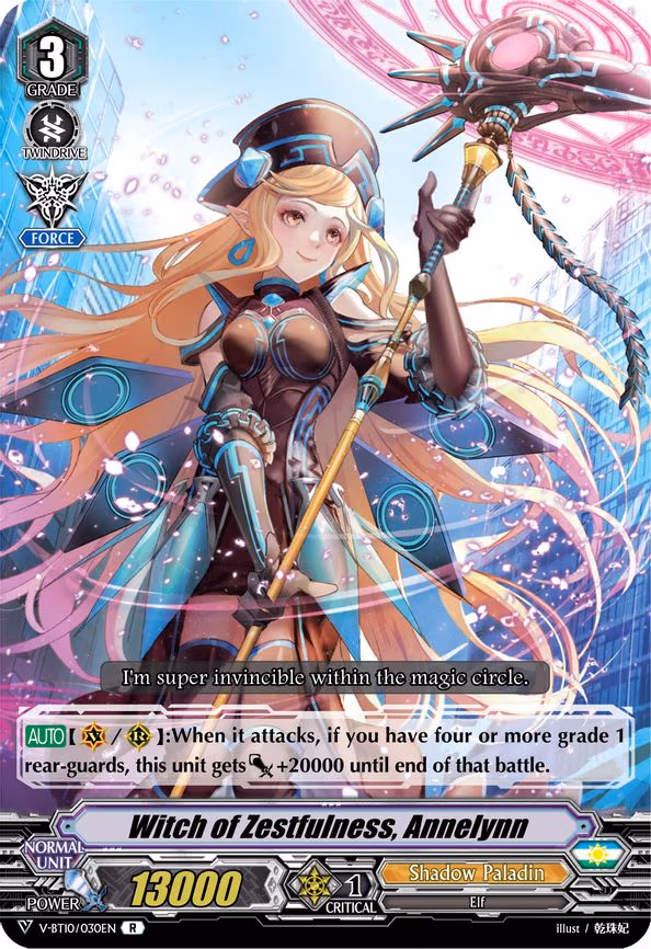 Witch of Zestfulness, Annelynn - R (V-BT10/030EN)