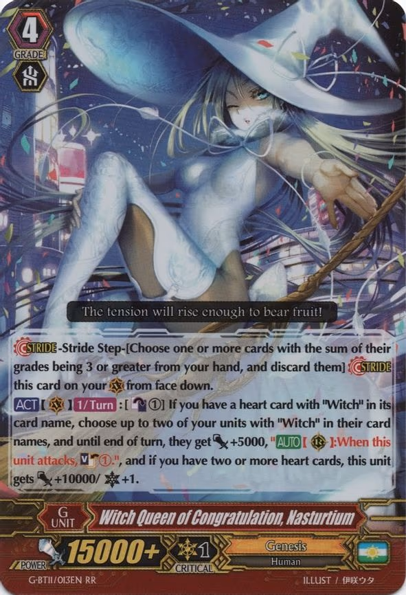 Witch Queen of Congratulation, Nasturtium - RR (G-BT11/013EN)