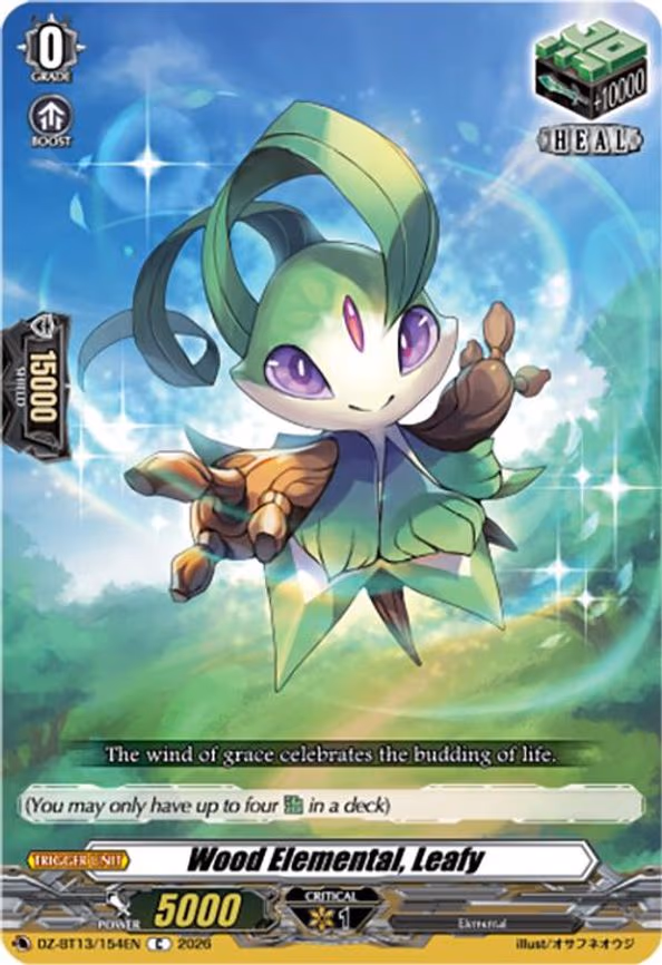 Wood Elemental, Leafy - C (DZ-BT13/154EN)