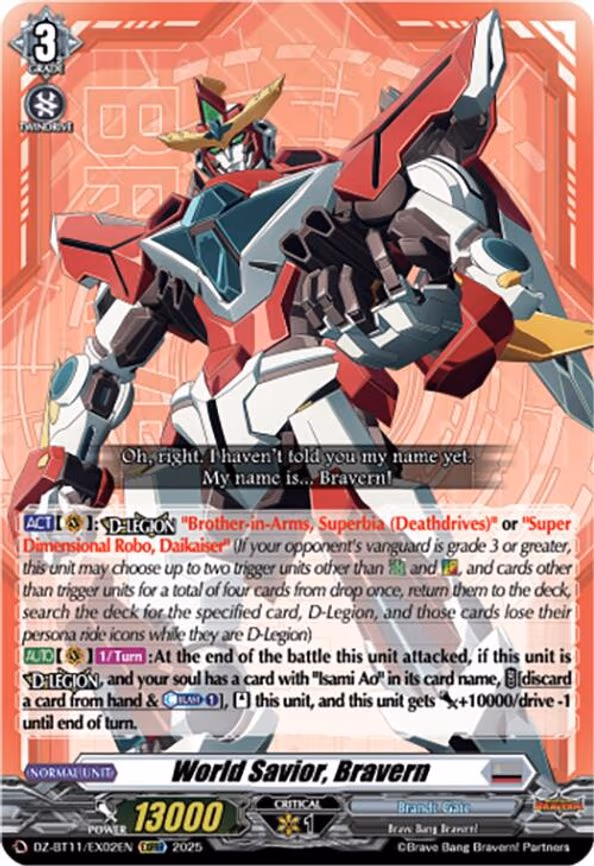 World Savior, Bravern - EXRRR (DZ-BT11/EX02EN)