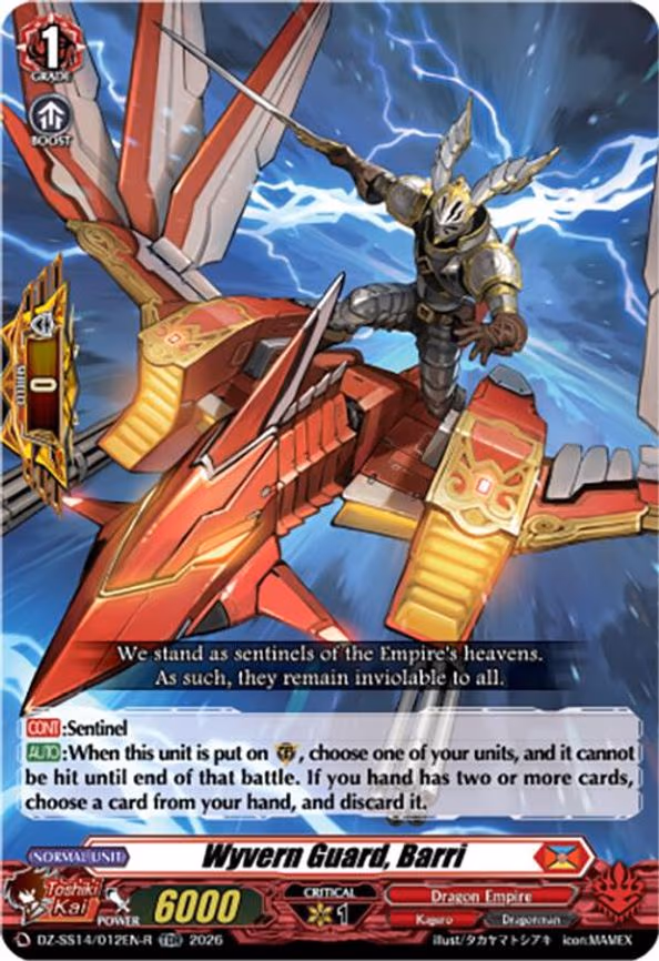 Wyvern Guard, Barri - TDR (DZ-SS14/012EN-R)