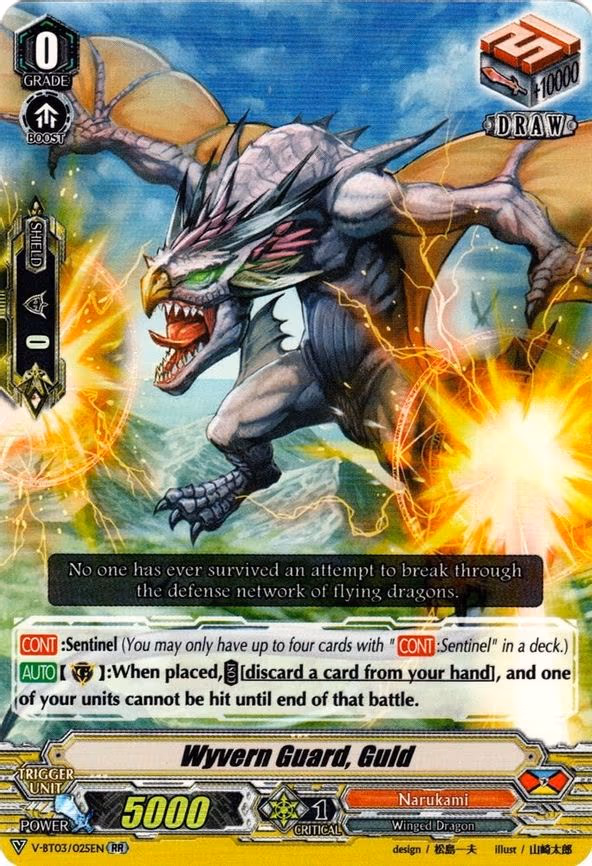 Wyvern Guard, Guld - RR (V-BT03/025EN)