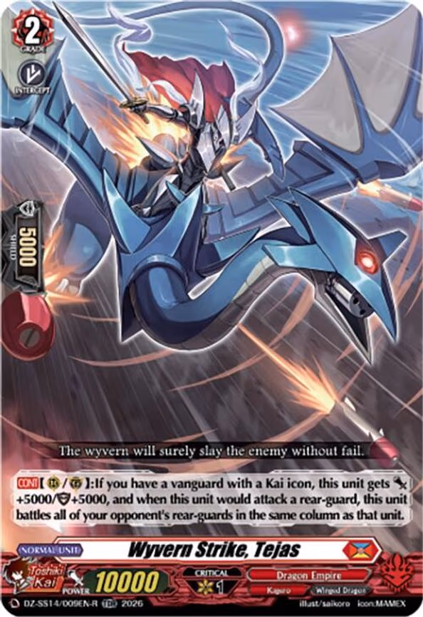 Wyvern Strike, Tejas