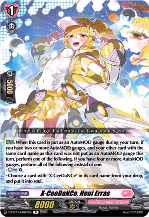X-CeeDaNCe, Neui Erras - R (DZ-BT14/067EN)