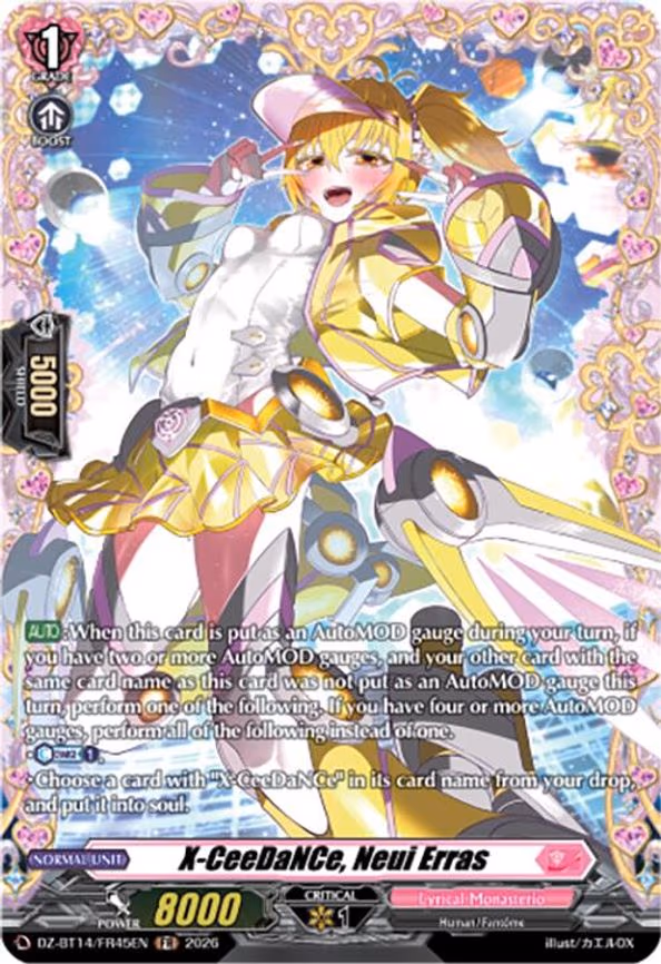 X-CeeDaNCe, Neui Erras - Frame Rare (DZ-BT14/FR45EN)