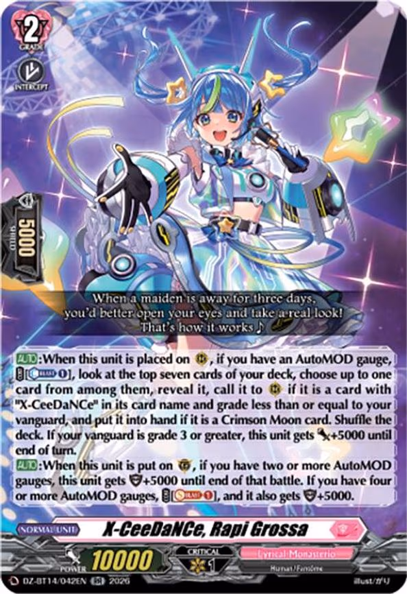 X-CeeDaNCe, Rapi Grossa - RR (DZ-BT14/042EN)