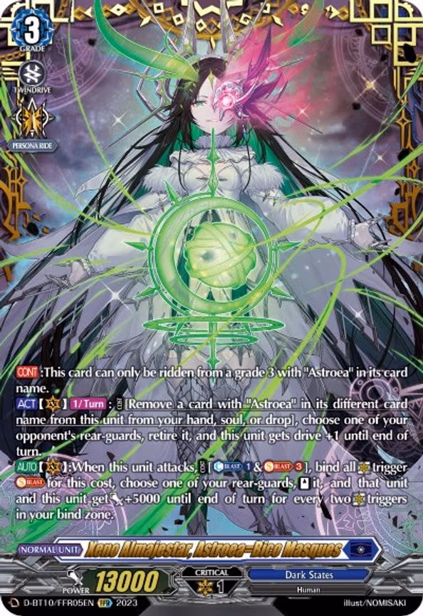 Xeno Almajestar, Astroea=Bico Masques - FFR (D-BT10/FFR05EN)